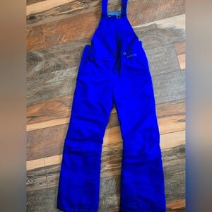 Kids Blue Snow Overalls